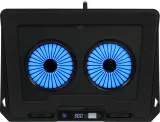 Подставка для ноутбука Digma D-NCP170-2x110RGB 2x черный