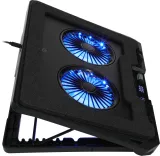 Подставка для ноутбука Digma D-NCP170-2x110RGB 2x черный