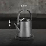 Чайник электрический Hyundai HYK-S5502 1л. 1200Вт титан/титановый корпус: металл