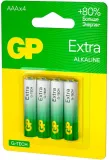 Батарея GP Extra Alkaline 24AXA21-2CRSBC4 AAA (4шт) блистер