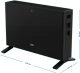 Конвектор Beko Winter Range RHC 5218 B 1800Вт черный