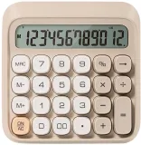 Калькулятор настольный Deli EM36 GREY серый 12-разр. (EM36 GREY)