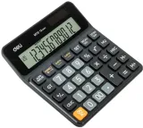 Калькулятор настольный Deli Askend EM110 черный 12-разр. (EM110)