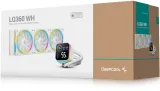 Система водяного охлаждения Deepcool LQ360 Wh ARGB Soc-AM5/AM4/1200/1700/1851 белый 4-pin 38.71dB Al LCD 350W 1840gr Ret (R-LQ360-WHDSMC-G-1)