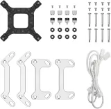 Система водяного охлаждения Deepcool LQ240 Wh ARGB Soc-AM5/AM4/1200/1700/1851 белый 4-pin 38.71dB Al LCD 300W 1530gr Ret (R-LQ240-WHDSMC-G-1)