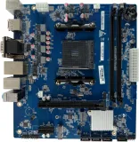 Материнская плата IRU A520M-VHDi/M.2 Soc-AM4 AMD A520 mATX AC`97 8ch(7.1) GbLAN+VGA+HDMI+DP