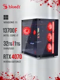 ПК Bloody BD-PC CZ79C3 MT i7 13700F (2.1) 32Gb SSD1Tb RTX4070 12Gb Windows 11 Home 64 GbitEth 850W черный (2086015)