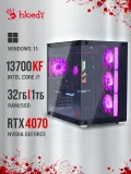 ПК Bloody BD-PC CZ79C3 MT i7 13700KF (3.4) 32Gb SSD1Tb RTX4070 12Gb Windows 11 Home 64 GbitEth 850W черный (2086022)