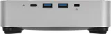 ПК Мини Chuwi AuBox Core i9 13900HK (2.6) 16Gb SSD512Gb Iris Xe Windows 11 Pro 2x2.5GbitEth WiFi BT 120W серебристый/черный