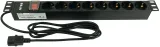 Блок распределения питания NTSS NTSS-PDU-DA1017 гор.размещ. 8xSchuko базовые 10A C14 2м