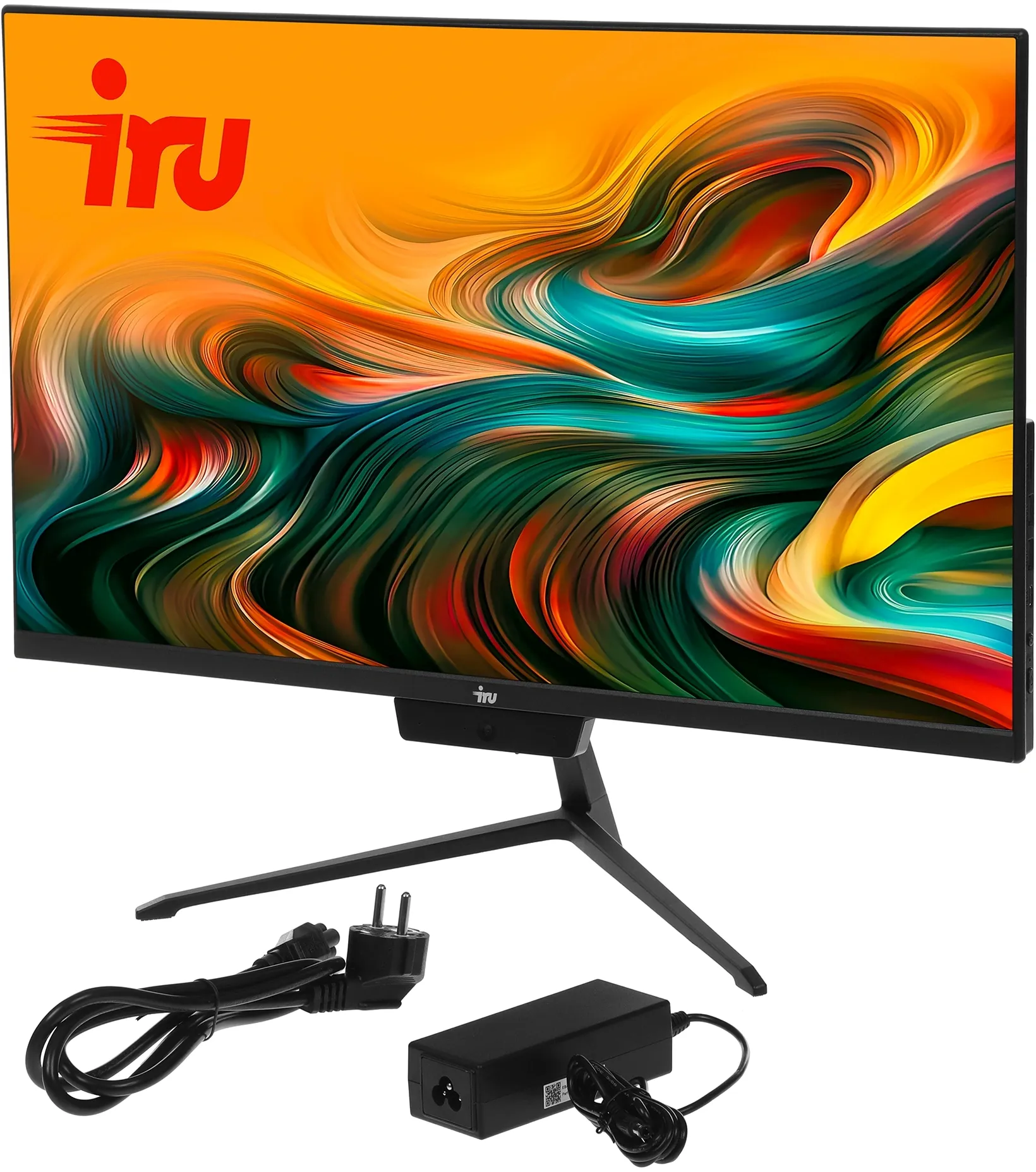 Моноблок IRU P233 23.8" Full HD i3 1220P (3.3) 8Gb SSD256Gb CR без ОС GbitEth WiFi BT 90W Cam черный 1920x1080