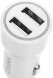Автомобильное зар./устр. Digma DGC1С 12W 2.4A 2xUSB белый (DGC1C2LX22WH)