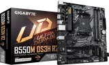 Материнская плата Gigabyte B550M DS3H R2 Soc-AM4 AMD B550 4xDDR4 mATX AC`97 8ch(7.1) GbLAN RAID+HDMI+DP