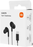 Гарнитура внутриканальные Xiaomi Type-C Earphones 1.25м черный проводные крепление за ухом (BHR8930GL)