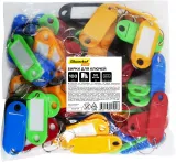 Бирка для ключей Silwerhof Daily инфо-окно ассорти (упак.:100шт) пластиковый пакет