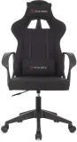 Кресло игровое Zombie Carry черный/серый с подголов. крестов. пластик пластик черный