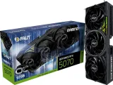 Видеокарта Palit PCI-E RTX5070 GAMINGPRO OC NVIDIA GeForce RTX 5070 12Gb 256bit GDDR7 2295/30000 HDMIx1 DPx3 HDCP Ret