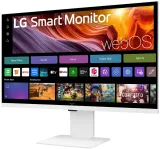Монитор LG 31.5" UltraFine 32U830SA-W белый IPS LED 5ms 16:9 HDMI M/M матовая HAS Piv 1200:1 400cd 178гр/178гр 3840x2160 60Hz 4K USB 7.7кг
