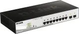 Коммутатор D-Link DGS-1210-08P DGS-1210-08P/G3A (L2) 8x1Гбит/с 2SFP 8PoE 65W настраиваемый