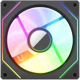 Вентилятор для корпуса Bloody CF-11 LCD ARGB 120х120x25 черный 4-pin 32дБ (упак.:1шт) (CF-11-ARGB120-BK) Ret