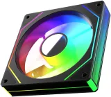 Вентилятор для корпуса Bloody CF-11 LCD ARGB 120х120x25 черный 4-pin 32дБ (упак.:1шт) (CF-11-ARGB120-BK) Ret