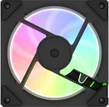 Вентилятор для корпуса Bloody CF-12 LCD ARGB 120х120x25 черный 4-pin 32дБ (упак.:1шт) (CF-12-ARGB120-BK) Ret