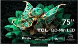 Телевизор LED TCL 75" 75C7K черный 4K Ultra HD 120Hz DVB-T DVB-T2 DVB-C DVB-S DVB-S2 USB WiFi Smart TV