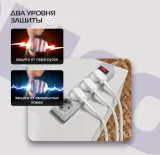 Сетевой фильтр Buro 400SL-1-G 1.5м (4 розетки) серый (пакет ПЭ)