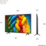 Телевизор LED LG 55" 55NANO80A6B.ARUG синяя сажа 4K Ultra HD 60Hz DVB-T DVB-T2 DVB-C DVB-S DVB-S2 USB WiFi Smart TV