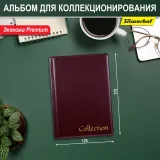 Папка с 10 прозр.вклад. Silwerhof Кляссер ПВХ 0.25мм бордовый