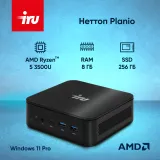 Неттоп IRU Planio 325 Ryzen 5 3500U (2.1) 8Gb SSD256Gb Vega 8 Windows 11 Pro GbitEth WiFi BT 65W черный (2105308)