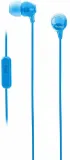 Гарнитура внутриканальные Sony MDR-EX14AP 1.2м синий проводные в ушной раковине (MDREX14APLIZIN)