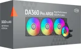 Система водяного охлаждения PcCooler DA360 Pro ARGB Soc-AM5/AM4/1200/1700/1851 черный 4-pin 33.8dB Al 300W Ret (DA360PRO-BKAWXX -GL)