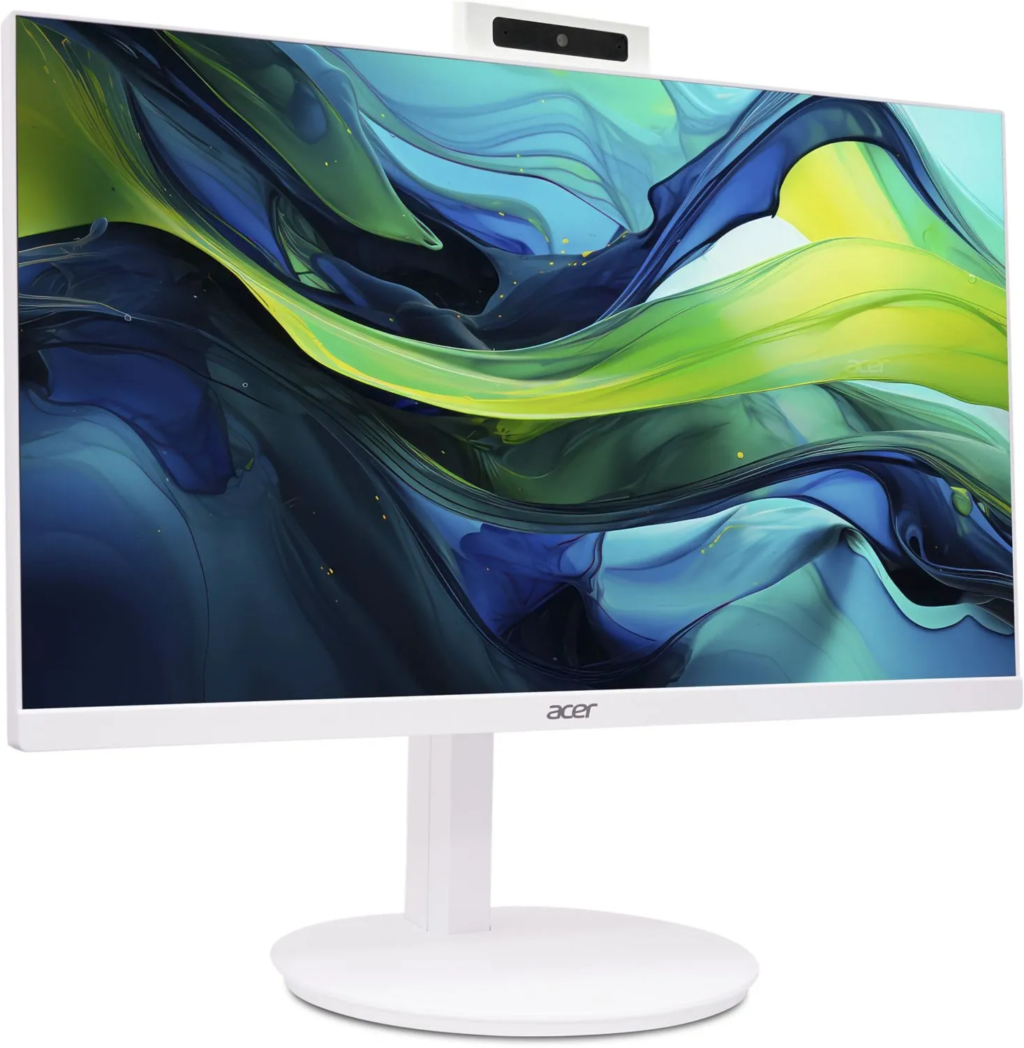 Моноблок Acer Aspire C24A-GRPL 23.8" Full HD i5 13420H (2.1) 16Gb SSD512Gb UHDG CR Eshell GbitEth WiFi BT 90W клавиатура мышь Cam белый 1920x1080