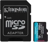 Флеш карта microSDXC 256GB Kingston SDCG4/256GB Canvas Go! Plus A2 + adapter
