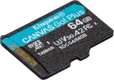 Флеш карта microSDXC 64GB Kingston SDCG4/64GBSP Canvas Go! Plus V30 A2 w/o adapter