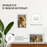 Фоторамка Digma 11" PF-1155 1280x800 белый пластик 16Gb Видео WiFi