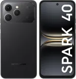 Смартфон Tecno Spark 40 256Gb 8Gb черный моноблок 3G 4G 6.78" 1080x2436 Android 14 64Mpix 802.11 a/b/g/n/ac NFC GPS GSM900/1800 GSM1900 Protect