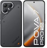 Смартфон Tecno POVA 7 Pro 5G 256Gb 8Gb черный моноблок 3G 4G 6.8" 1080x2460 Android 14 50Mpix 802.11 a/b/g/n/ac NFC GPS GSM900/1800 Protect