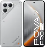 Смартфон Tecno POVA 7 Pro 5G 256Gb 8Gb серый моноблок 3G 4G 6.8" 1080x2460 Android 14 50Mpix 802.11 a/b/g/n/ac NFC GPS GSM900/1800 Protect