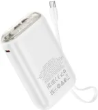Мобильный аккумулятор Hoco J157 10000mAh 2A белый (62062)