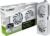 Видеокарта Palit PCI-E 5.0 PA-RTX5060Ti WHITE OC NVIDIA GeForce RTX 5060TI 8Gb 128bit GDDR7 2407/28000 HDMIx1 DPx3 HDCP Ret