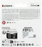 Флеш карта SDXC 64GB Kingston SDG4/64GB Canvas Go! Plus w/o adapter