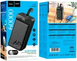 Мобильный аккумулятор Hoco J123C Element 60000mAh 5A черный (12098)