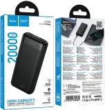 Мобильный аккумулятор Hoco J153A Stability 20000mAh 3A черный (56085)