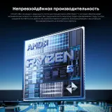 ПК Мини Chuwi UBox Ryzen 5 7430U (4.3) 16Gb SSD512Gb RGr Windows 11 Pro 2x2.5GbitEth WiFi BT 90W белый/черный