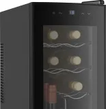Винный шкаф Weissgauff WWC-12 Bottle 1-нокамерн. черный