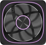 Вентилятор для корпуса Formula Air Fusion 1 BK Reverse ARGB 120х120x28 черный 4-pin 35.97дБ (упак.:1шт) (AIR FUSION 1 BK REVERSE) Ret