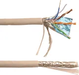 Кабель информационный Lanmaster LAN-5ESFUTP-HFLT-GY кат.5E SF/UTP 4 пары 24AWG LSZH внутренний 305м серый