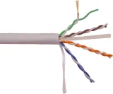 Кабель информационный Lanmaster LAN-6EUTP-PT-LSZH-GY кат.6 UTP 4 пары 23AWG LSZH внутренний 305м серый